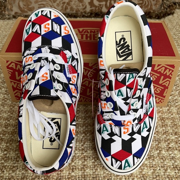 Vans Era Checker Cube Multi/True White MEN’s - Picture 3 of 16